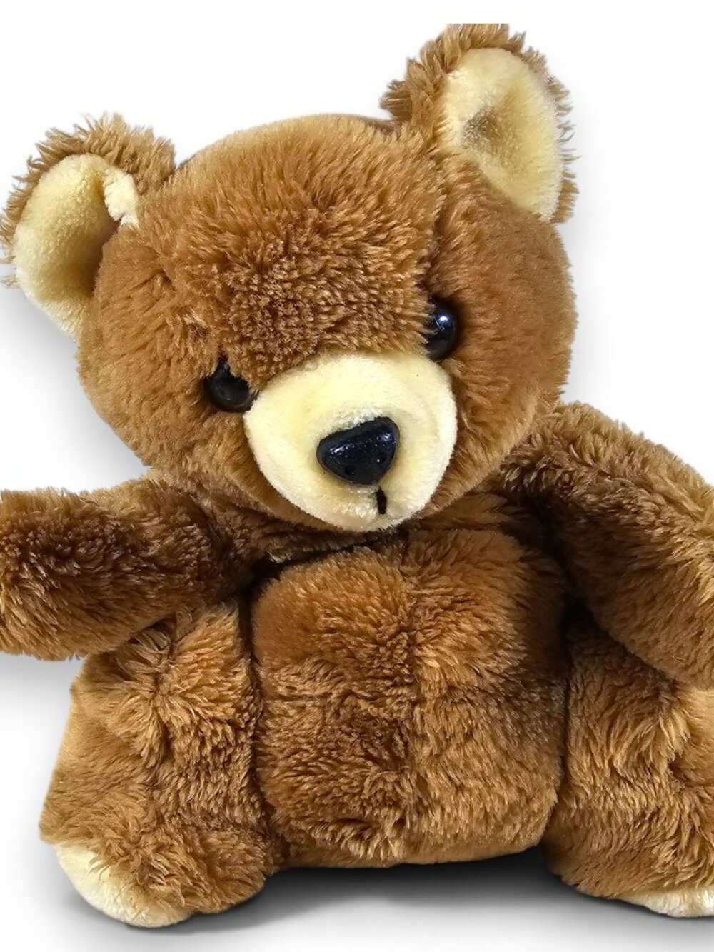 Daekor Pot Belly Bear Plush Stuffed Toy Brown Vintage 1979 12"